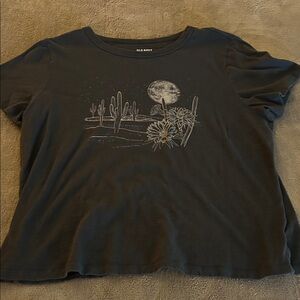 Old Navy Charcoal Desert Night Tee